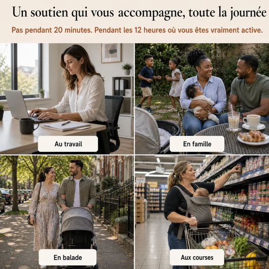 Culotte gainante à bande croisée 360°
