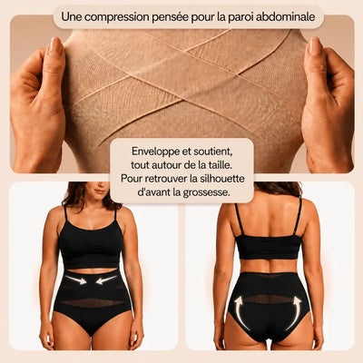 Culotte gainante à bande croisée 360°