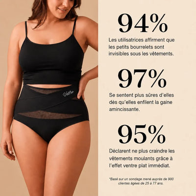 Culotte gainante à bande croisée 360°