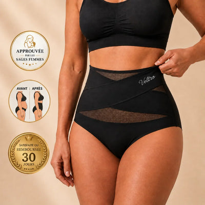 Culotte gainante à bande croisée 360°