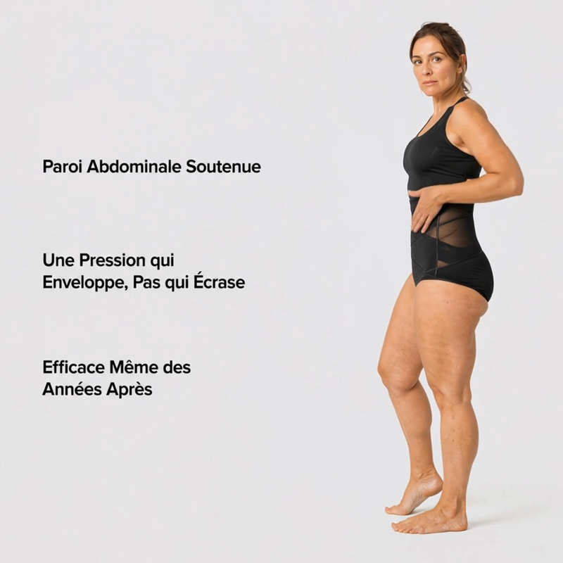 Short gainant soutenant la paroi abdominale